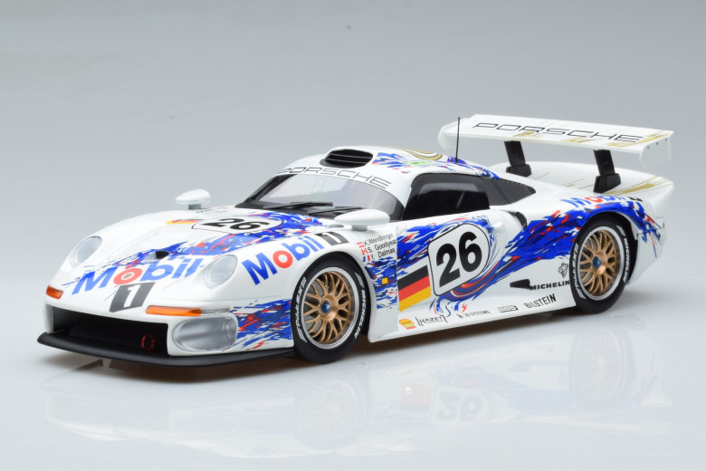 W18013002  Porsche 911 GT1 Mobil1 n26 24h Le Mans Werk83 1/18