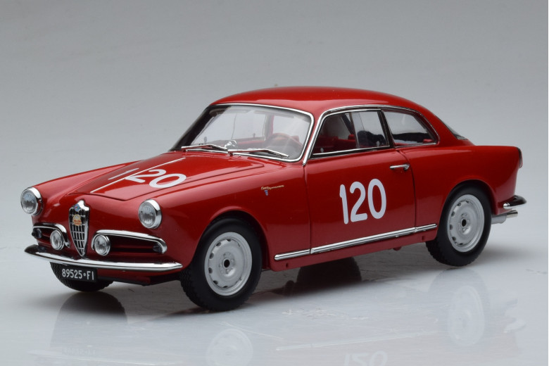 08957A  Alfa Romeo Giulietta SV n120 Mille Miglia 1956 Kyosho 1/18