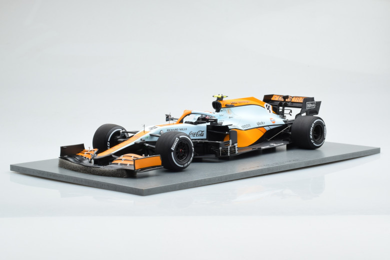 18S597  McLaren MCL35M F1 n4 L Borris Monaco GP 2021 Spark 1/18
