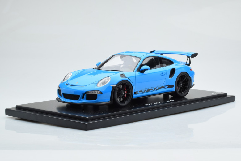 Porsche 911 991.2 GT3 RS Riviera Blue Spark 1/18