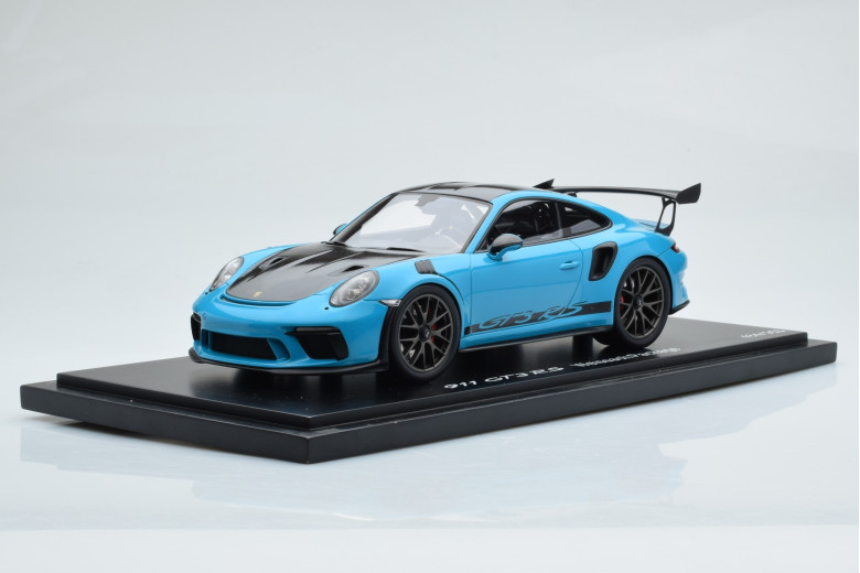 WAP0211560J  Porsche 911 991.2 GT3 RS Weissach Package Miami Blue Spark 1/18