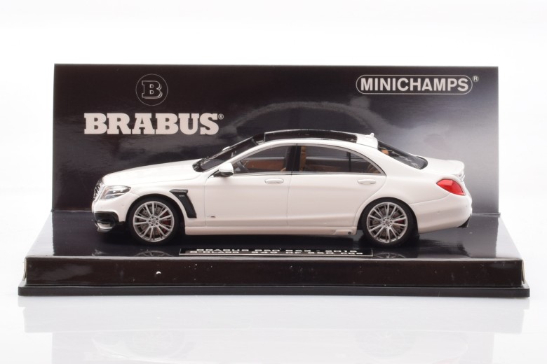 437034201  Mercedes S63 Brabus 850 White Minichamps 1/43