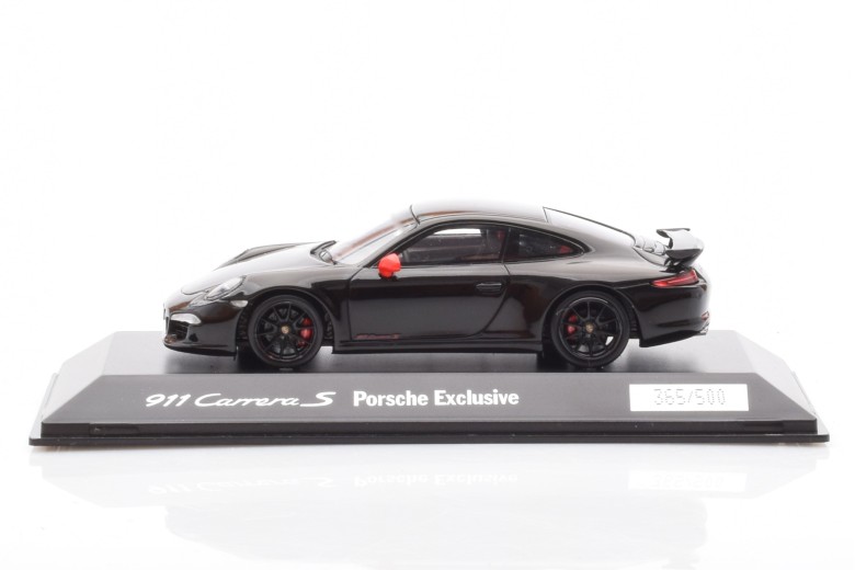 WAX20130024  Porsche 911 991 Carrera S Black Porsche Exclusive Spark 1/43
