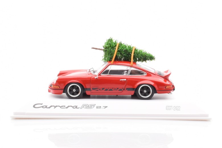 WAP0201180PRS2  Porsche 911 Carrera RS 2.7 Red With Christmas Tree Spark 1/43