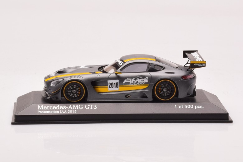 437163096  Mercedes AMG GT3 n2016 Presentation IAA 2015 Minichamps 1/43