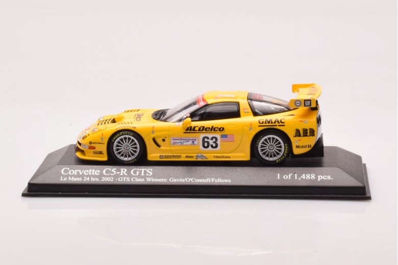 400021463  Chevrolet Corvette C5R n63 Gavin O Connel Fellows Le Mans 24h Minichamps 1/43