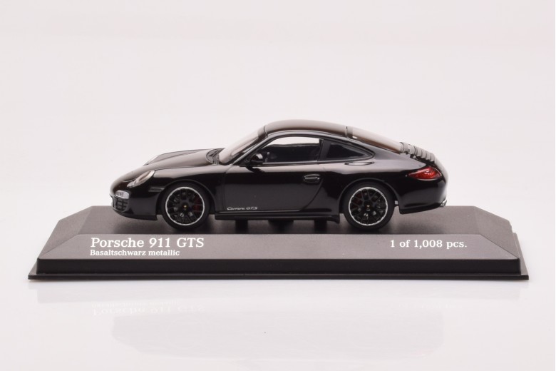 Porsche 911 997 GTS Black Metallic Minichamps 1/43