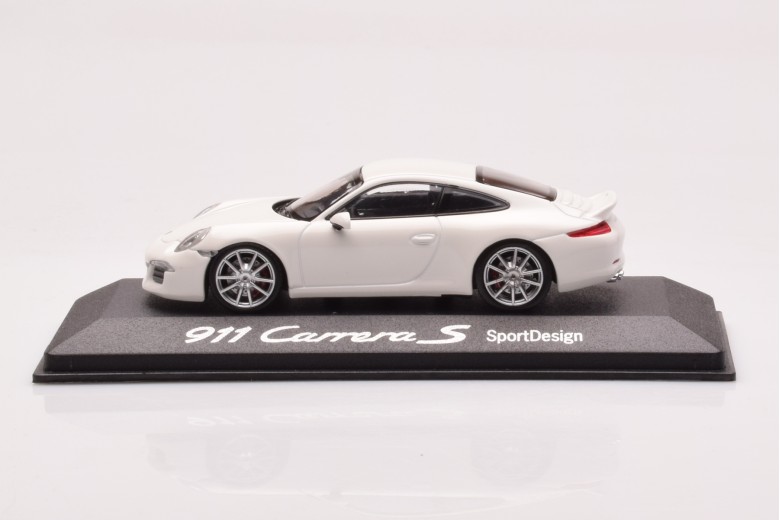 Porsche 911 991 Carrera 4S Sportdesign White Minichamps 1/43