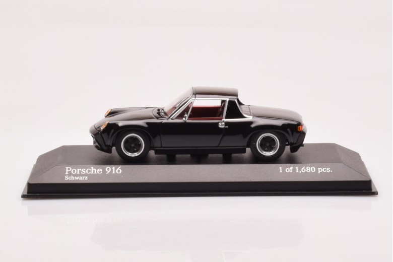 Porsche 916 Black Minichamps 1/43