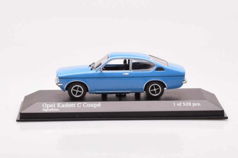 430045628  Opel Kadett C Coupe Blue Minichamps 1/43