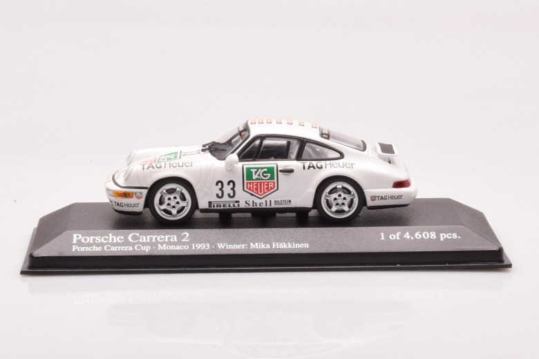 Porsche 911 993 Carrera 2 n33 Carrera Cup M Hakkinen Monaco Winner Minichamps 1/43