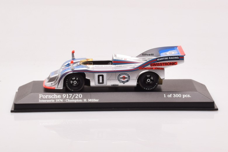 Porsche 917/20 Martini Racing n0 Interserie Champion H Muller Minichamps 1/43