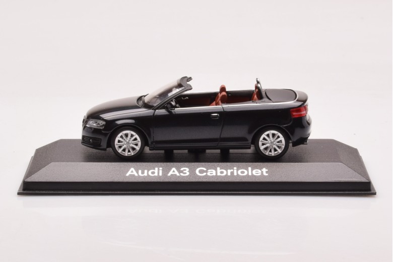 Audi A3 Cabriolet Black Minichamps 1/43
