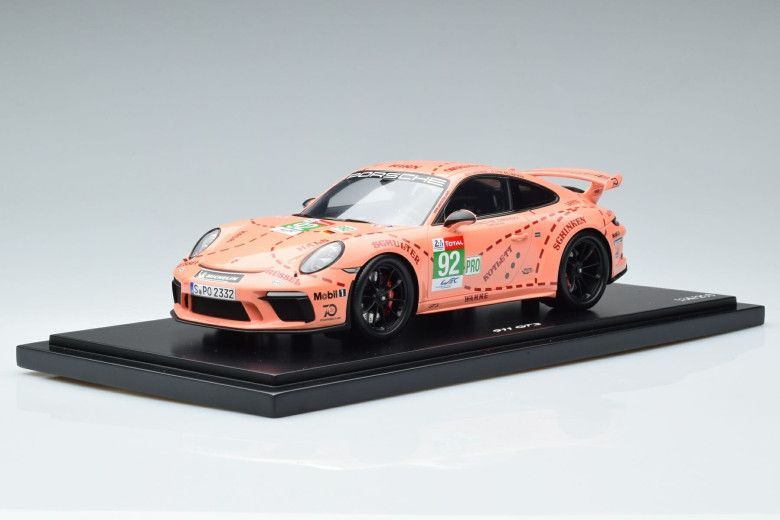 WAXL2100005  Porsche 911 GT3 991.2 Pink Pig Taxi Leipzig Spark 1/18