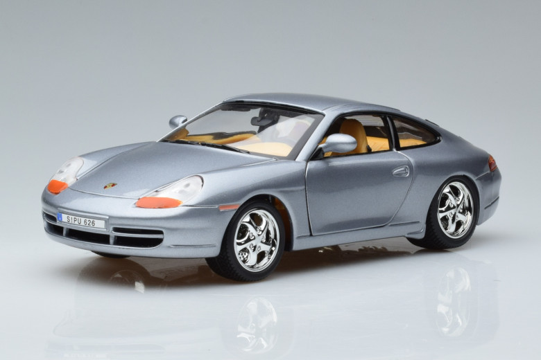 73101  Porsche 911 996 Carrera Grey Motormax 1/18