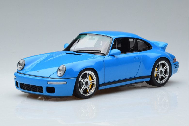 Porsche 911 964 RUF SCR Mexico Blue Almost Real 1/18
