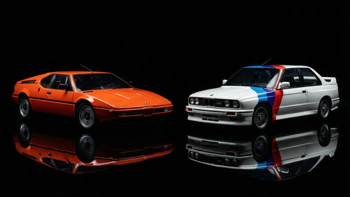 Modele BMW — M1 i M3 E30 w skali 1:18 diecast
