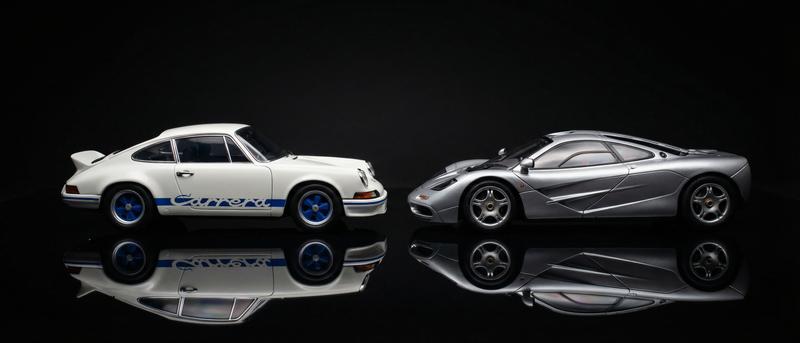 Modele Minichamps w skali 1:18 — Porsche 911 Carrera RS 2.7 i McLaren F1