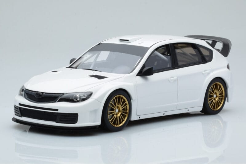 Subaru Impreza WRX STI R205 Z Częściami Niestandardowymi Biały Otto 1:18 OT1037 Żywica