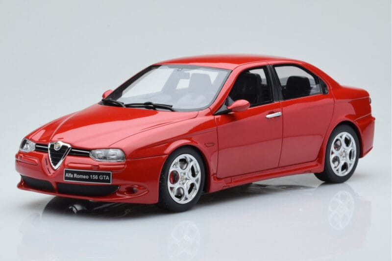 Alfa Romeo 156 GTA Czerwony Otto 1:18 OT1017 Żywica