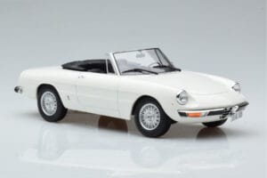 Alfa Romeo 2000 Spider Biały Norev 1:18 187882 Metal — zdjęcie 5 z 7
