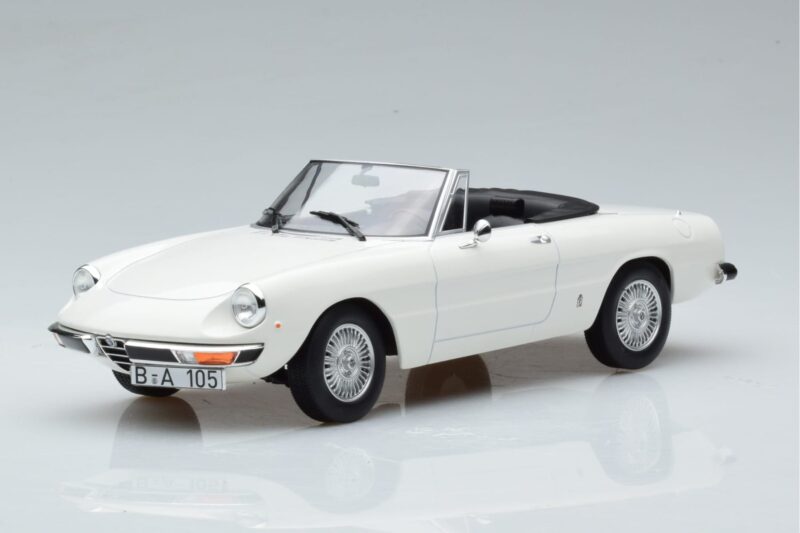 Alfa Romeo 2000 Spider Biały Norev 1:18 187882 Metal