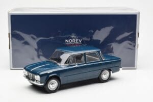 Alfa Romeo Giulia TI Petrol Niebieski Norev 1:18 187971 Metal — zdjęcie 6 z 6