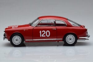 Alfa Romeo Giulietta SV #120 Mille Miglia 1956 Kyosho 1:18 08957A Metal — zdjęcie 4 z 9