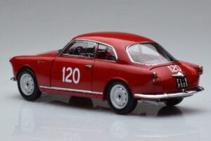 Alfa Romeo Giulietta SV #120 Mille Miglia 1956 Kyosho 1:18 08957A Metal — zdjęcie 6 z 9