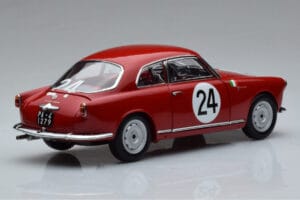 Alfa Romeo Giulietta SV #24 Targa Florio 1958 Kyosho 1:18 08957B Metal — zdjęcie 3 z 9
