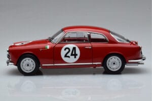 Alfa Romeo Giulietta SV #24 Targa Florio 1958 Kyosho 1:18 08957B Metal — zdjęcie 4 z 9