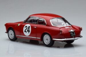 Alfa Romeo Giulietta SV #24 Targa Florio 1958 Kyosho 1:18 08957B Metal — zdjęcie 6 z 9