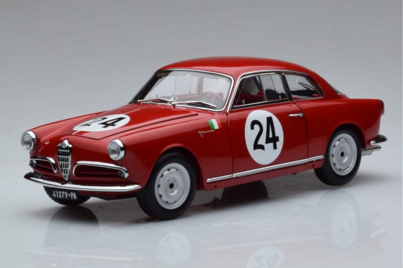 Alfa Romeo Giulietta SV #24 Targa Florio 1958 Kyosho 1:18 08957B Metal
