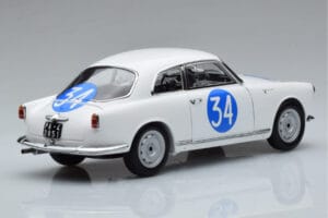 Alfa Romeo Giulietta SV #34 Targa Florio 1960 Kyosho 1:18 08957C Metal — zdjęcie 3 z 9