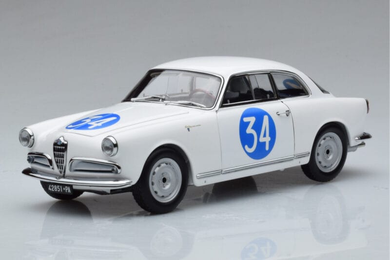 Alfa Romeo Giulietta SV #34 Targa Florio 1960 Kyosho 1:18 08957C Metal
