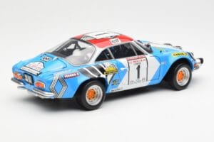 Alpine A110 1600S #1 Nicolas / Vial Winner Tour de Corse 1973 Kyosho 1:18 08485A Metal — zdjęcie 3 z 8