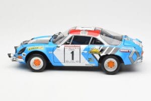 Alpine A110 1600S #1 Nicolas / Vial Winner Tour de Corse 1973 Kyosho 1:18 08485A Metal — zdjęcie 4 z 8