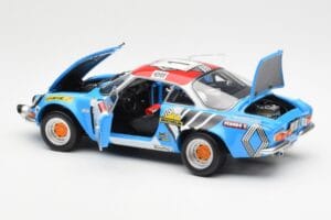 Alpine A110 1600S #1 Nicolas / Vial Winner Tour de Corse 1973 Kyosho 1:18 08485A Metal — zdjęcie 5 z 8