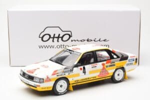 Audi 200 Quattro #4 W. Rohrl / C. Geistdorfer Rally Monte Carlo 1987 Otto 1:18 OT439 Metal — zdjęcie 6 z 6