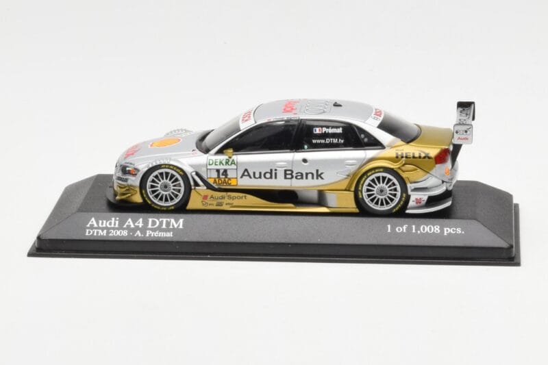 Audi A4 B7 DTM Team Audi Sport Phoenix #14 A. Premat DTM 2008 Minichamps 1:43 400081714 Metal