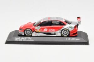 Audi A4 B7 DTM Team Audi Sport Rosberg #18 M. Rockenfeller DTM 2008 Minichamps 1:43 400081718 Metal