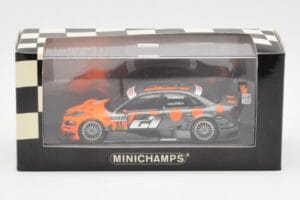 Audi A4 B7 DTM Team Futurecom TME #21 C. Albers DTM 2008 Minichamps 1:43 400089621 Metal — zdjęcie 4 z 4