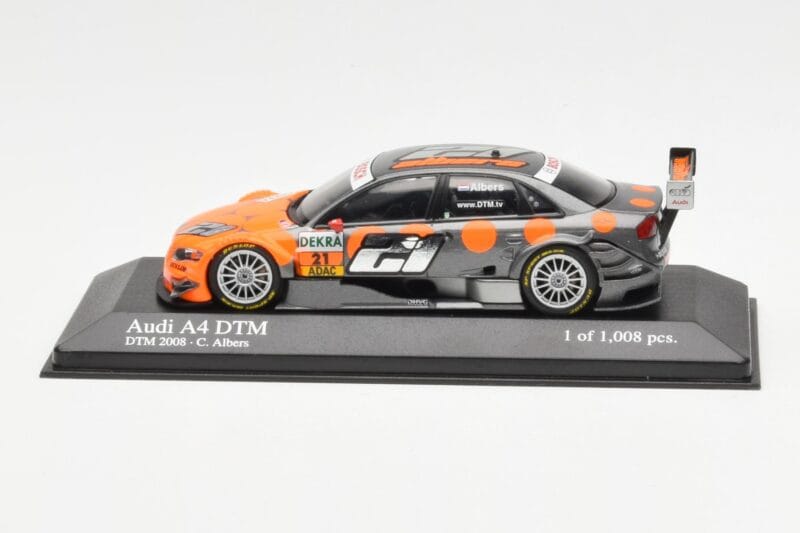 Audi A4 B7 DTM Team Futurecom TME #21 C. Albers DTM 2008 Minichamps 1:43 400089621 Metal