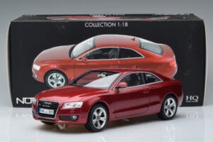 Audi A5 B8 Granatowa Czerwień Norev 1:18 188352 Metal — zdjęcie 7 z 7