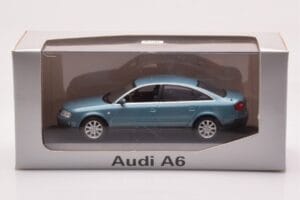 Audi A6 C5 Petrol Metallic Minichamps 1:43 AUDI-264448 Metal — zdjęcie 4 z 4