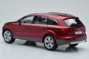 Audi Q7 4L Granatowy Czerwony Kyosho 1:18 09222R Metal — zdjęcie 7 z 8