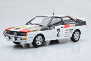 Audi Quattro Audi Sport #1 H. Mikkola / A. Hertz Winners International Swedish Rally 1981 Minichamps 1:18 155811102 Metal