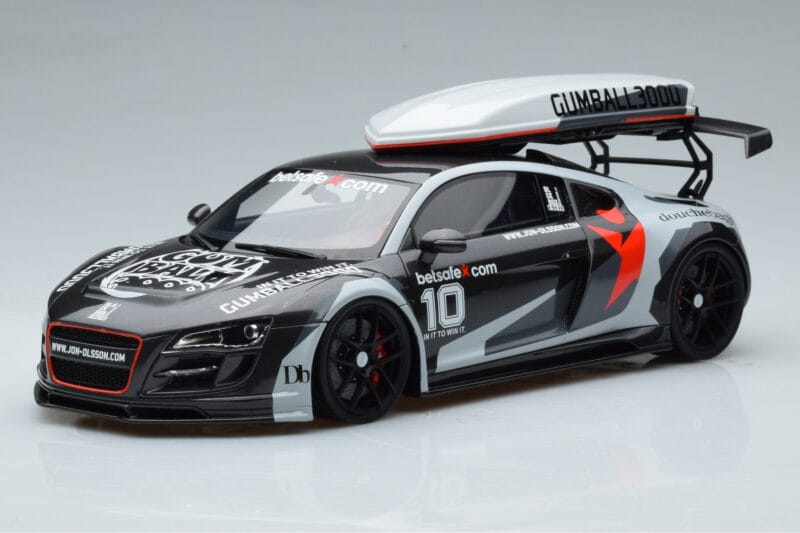 Audi R8 Body Kit Gumball 3000 Czarny GT Spirit 1:18 GT870 Żywica