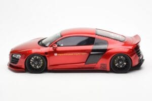 Audi R8 4S Liberty Walk Candy Czerwony GT Spirit 1:18 GT892 Żywica — zdjęcie 3 z 6