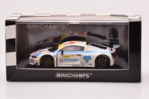 Audi R8 LMS #11 HCB Rutronik Racing L. di Grassi FIA GT World Cup Macau 2016 Minichamps 1:43 437171711 Metal — zdjęcie 4 z 4